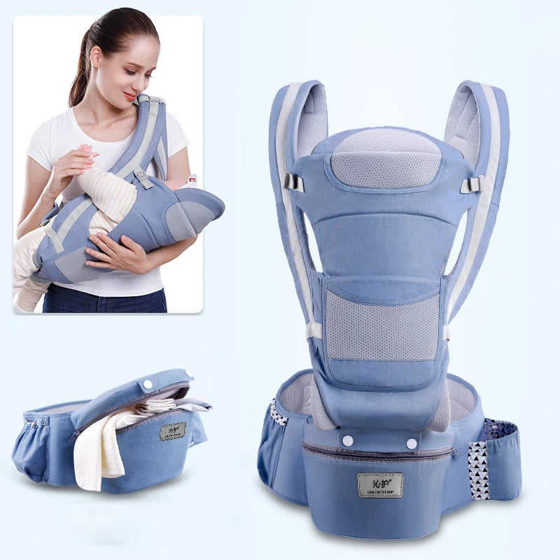 Ergonomic Baby Carrier with Hipseat