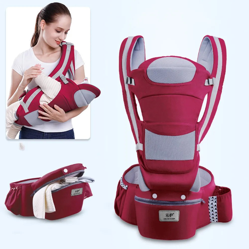 Ergonomic Baby Carrier with Hipseat