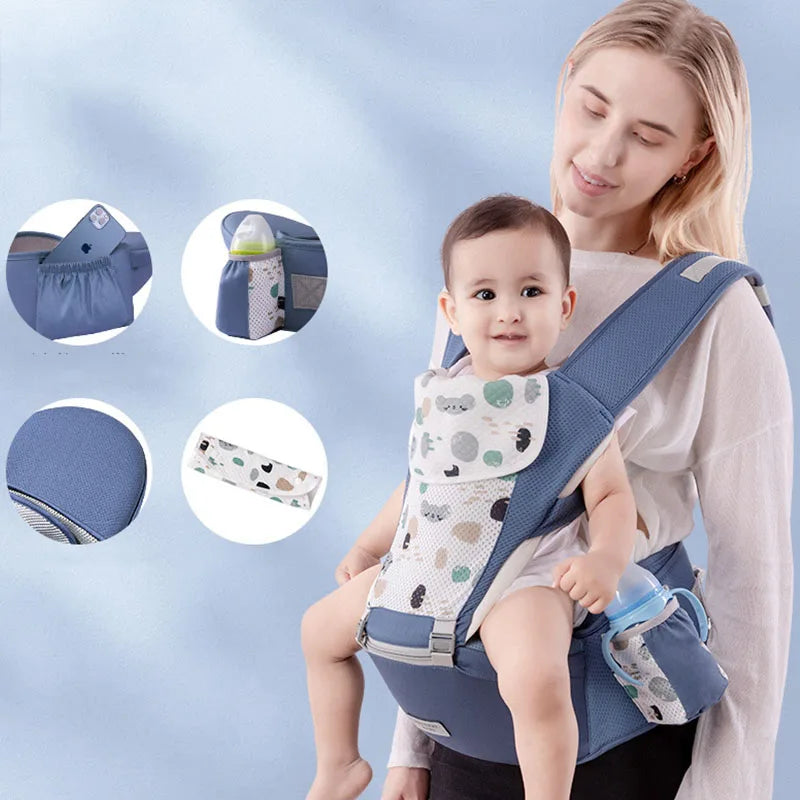 Ergonomic Baby Carrier with Hipseat