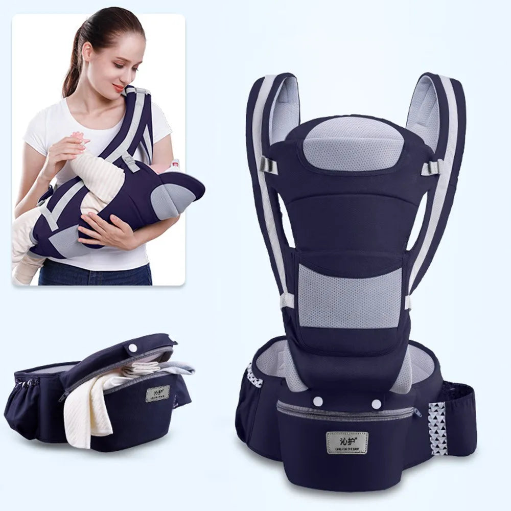 Ergonomic Baby Carrier with Hipseat